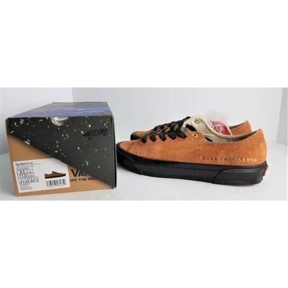 Vans Vault Julian Klincewicz OG Sneaker  LX VN0A5DXWB5F Brown Black M 9.5 W 11 - Picture 1 of 6